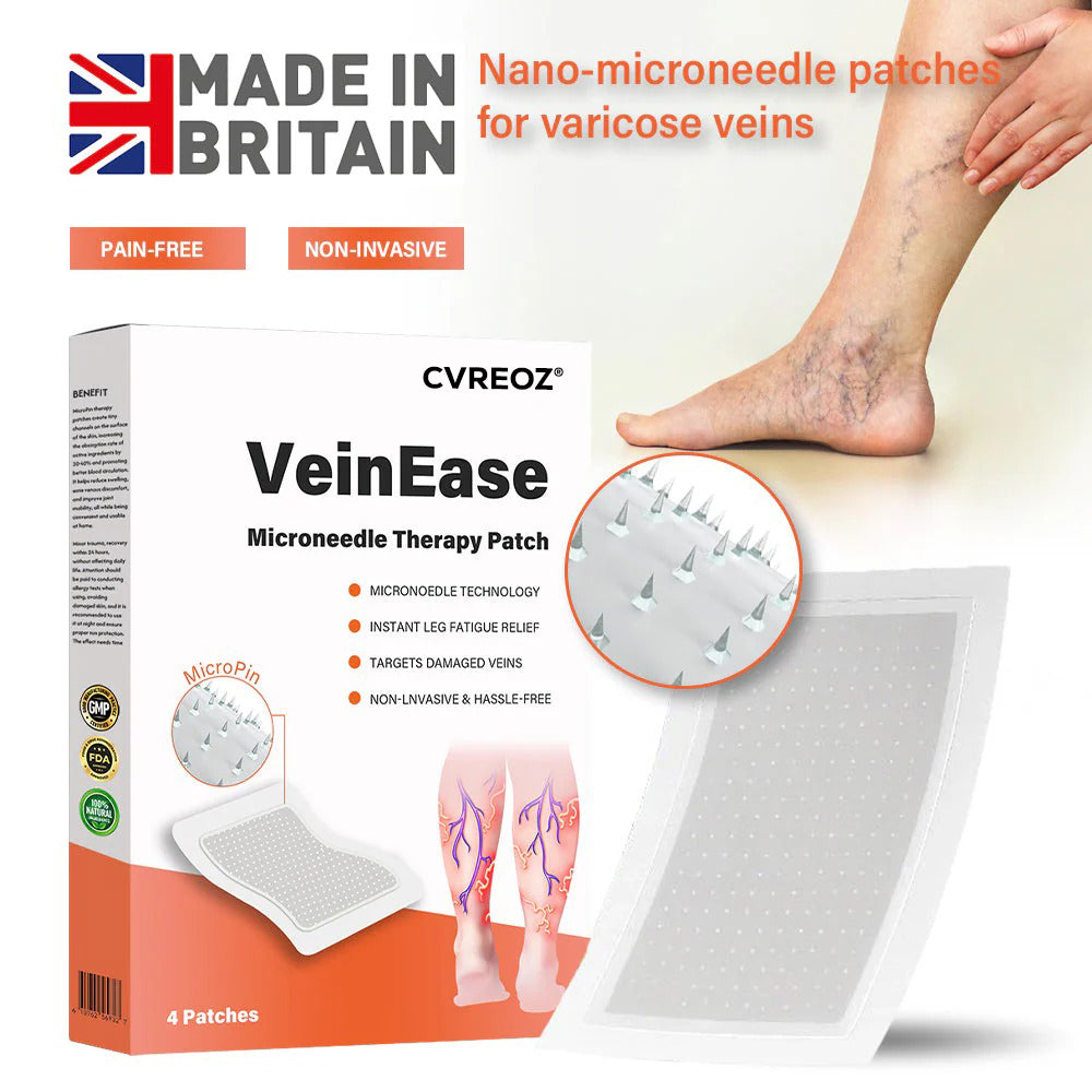 Cvreoz® VeinEase Microneedle Therapy Patch