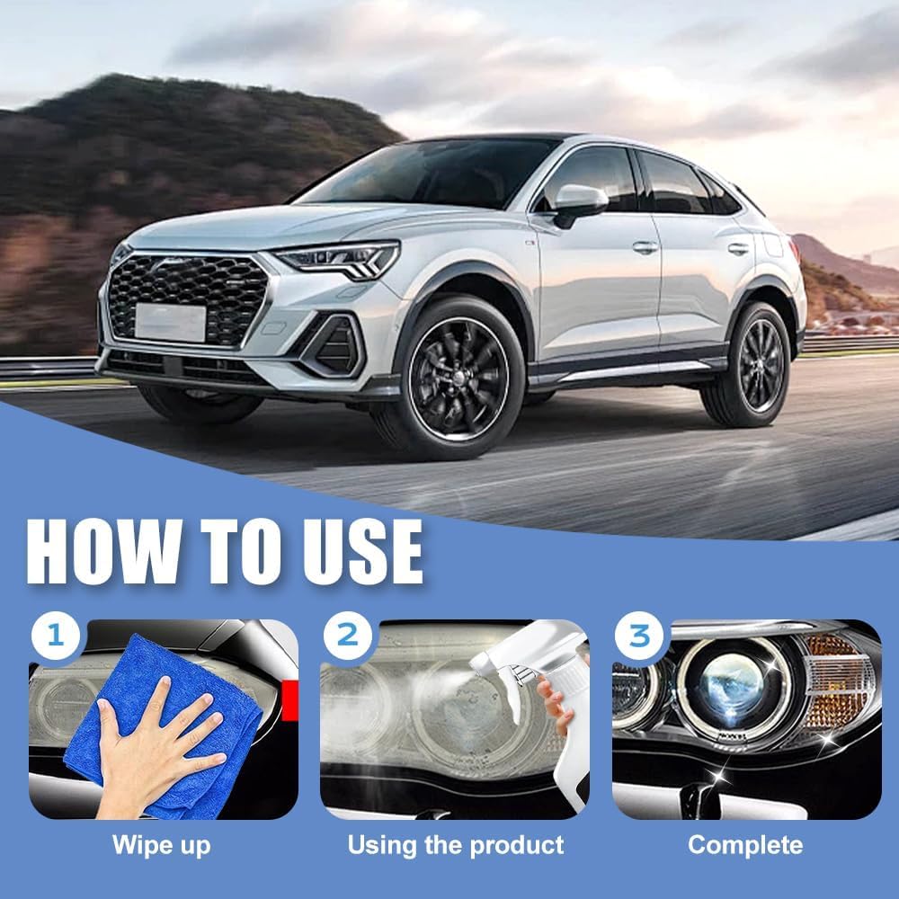 🔥Hot Sale 60% OFF🔥 🚘TLOPA® Automotive Headlamp Restoration Fluid Kit