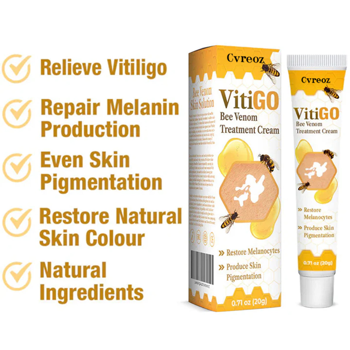 VitiGO Bee Venom Treatment Cream đ„ Last Day Sale Off 70%đ„