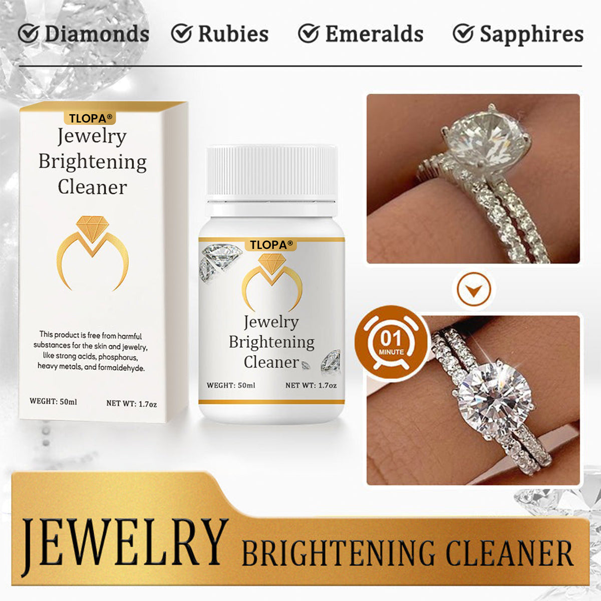 ⏰LIMITED TIME OFFER: 80% OFF🔥 TLOPA® Jewelry Brightening Cleaner