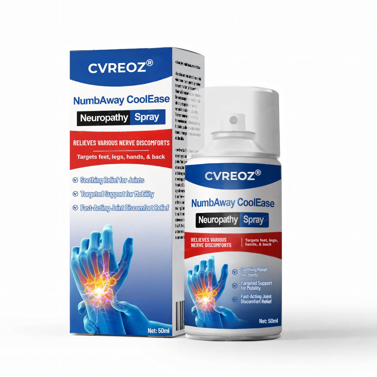 🔥Limited-Time Offer – 60%: Cvreoz® NumbAway CoolEase Neuropathy Spray