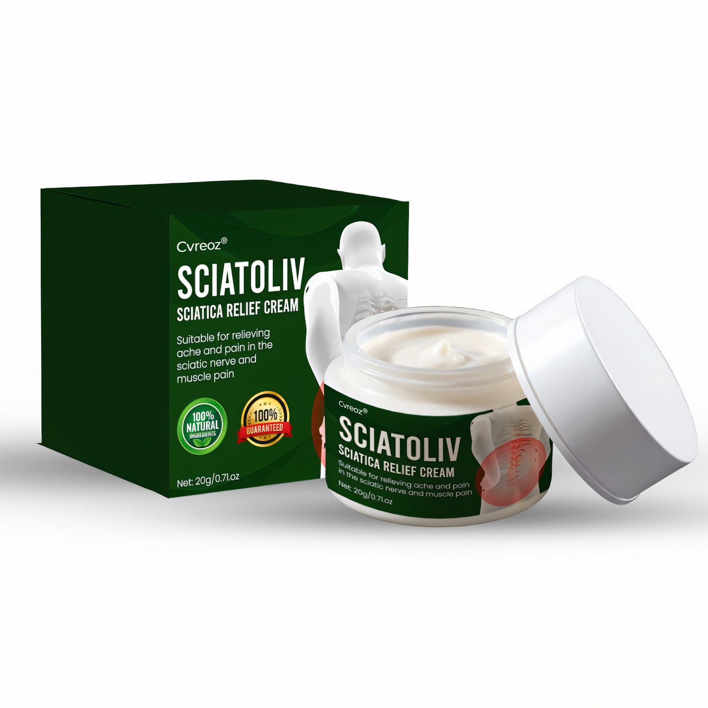 ✨ Special Launch Offer – 60% OFF Today ✨ Cvreoz® Sciatoliv Sciatica Relief Cream