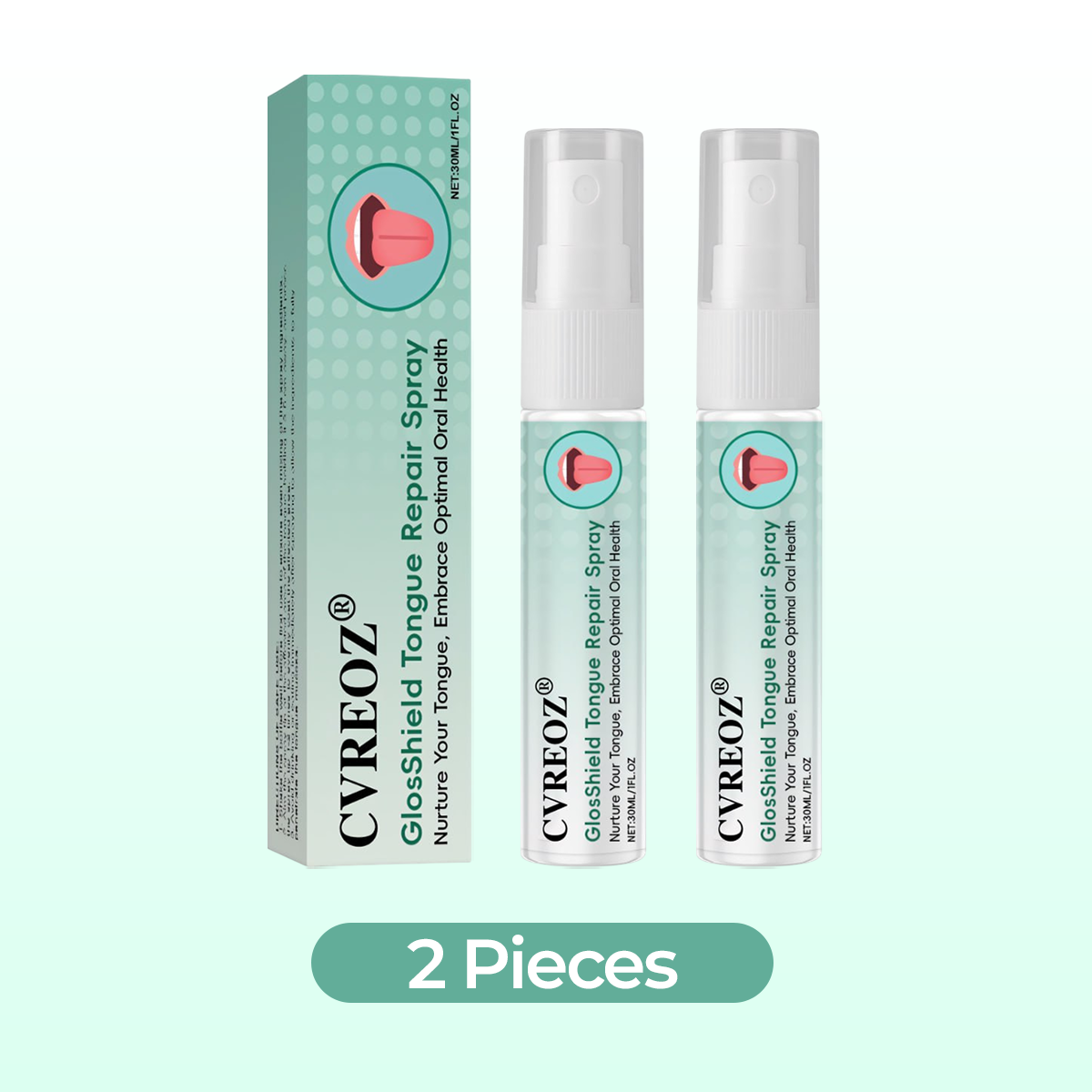 CVREOZ® GlosShield Tongue Repair Spray
