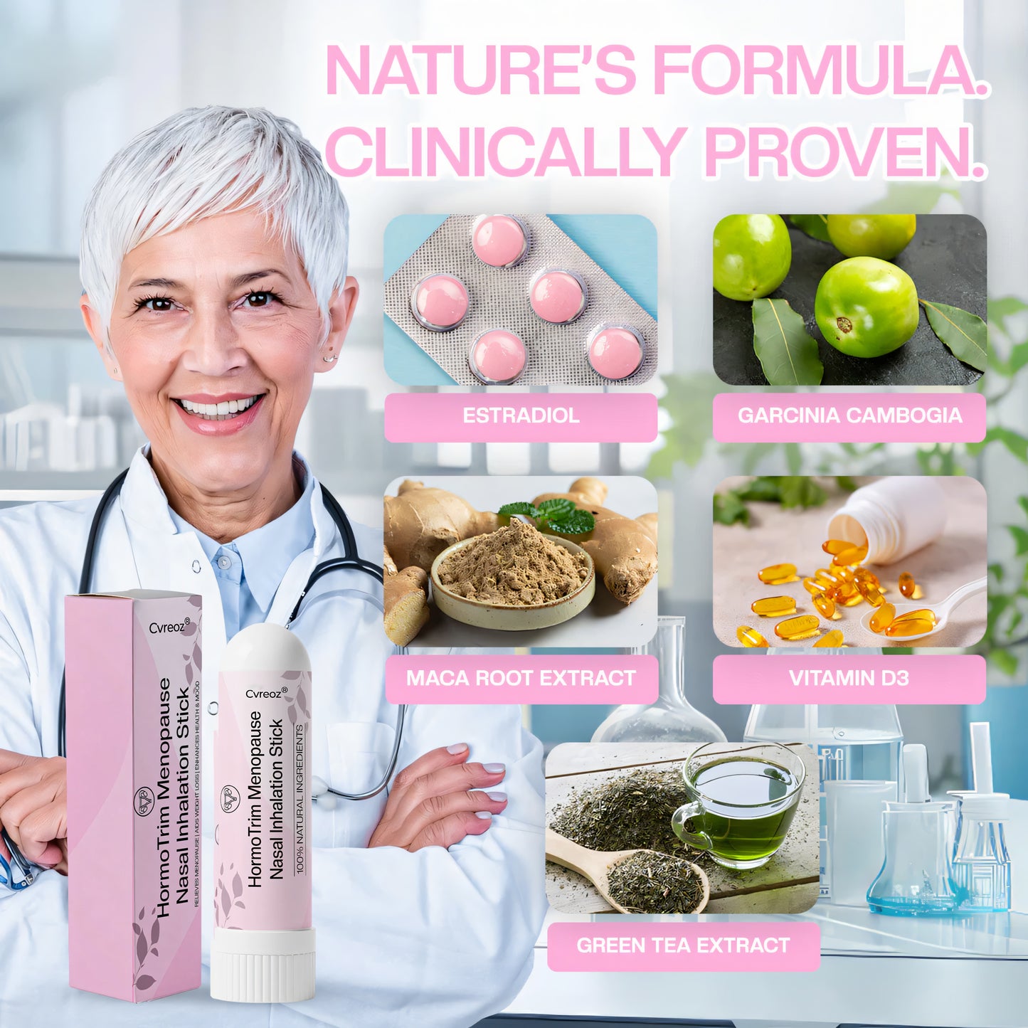 Cvreoz® HormoTrim Menopause Nasal Inhalation Stick