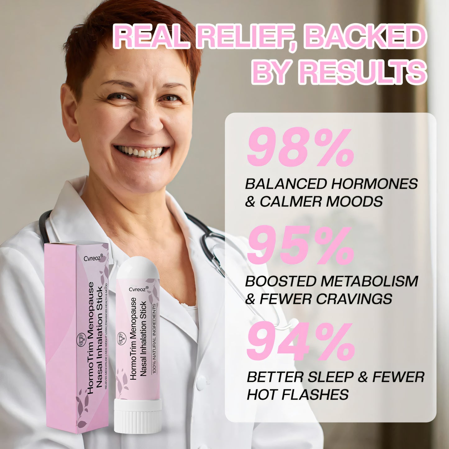 Cvreoz® HormoTrim Menopause Nasal Inhalation Stick