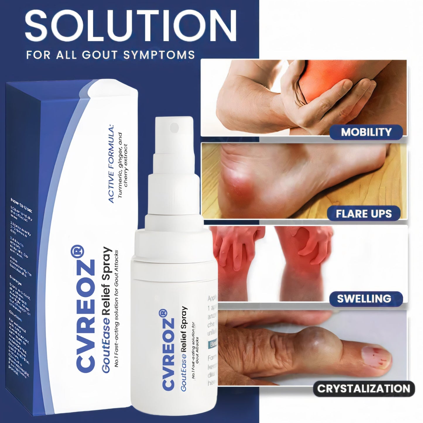 Cvreoz® GoutEase Relief Spray