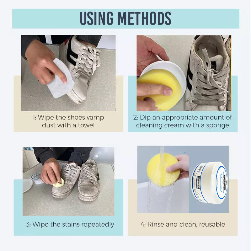 🍋 TLOPA® White Shoe Cleaning Cream 🍋 HOT SALE 70% OFF 🔥💥