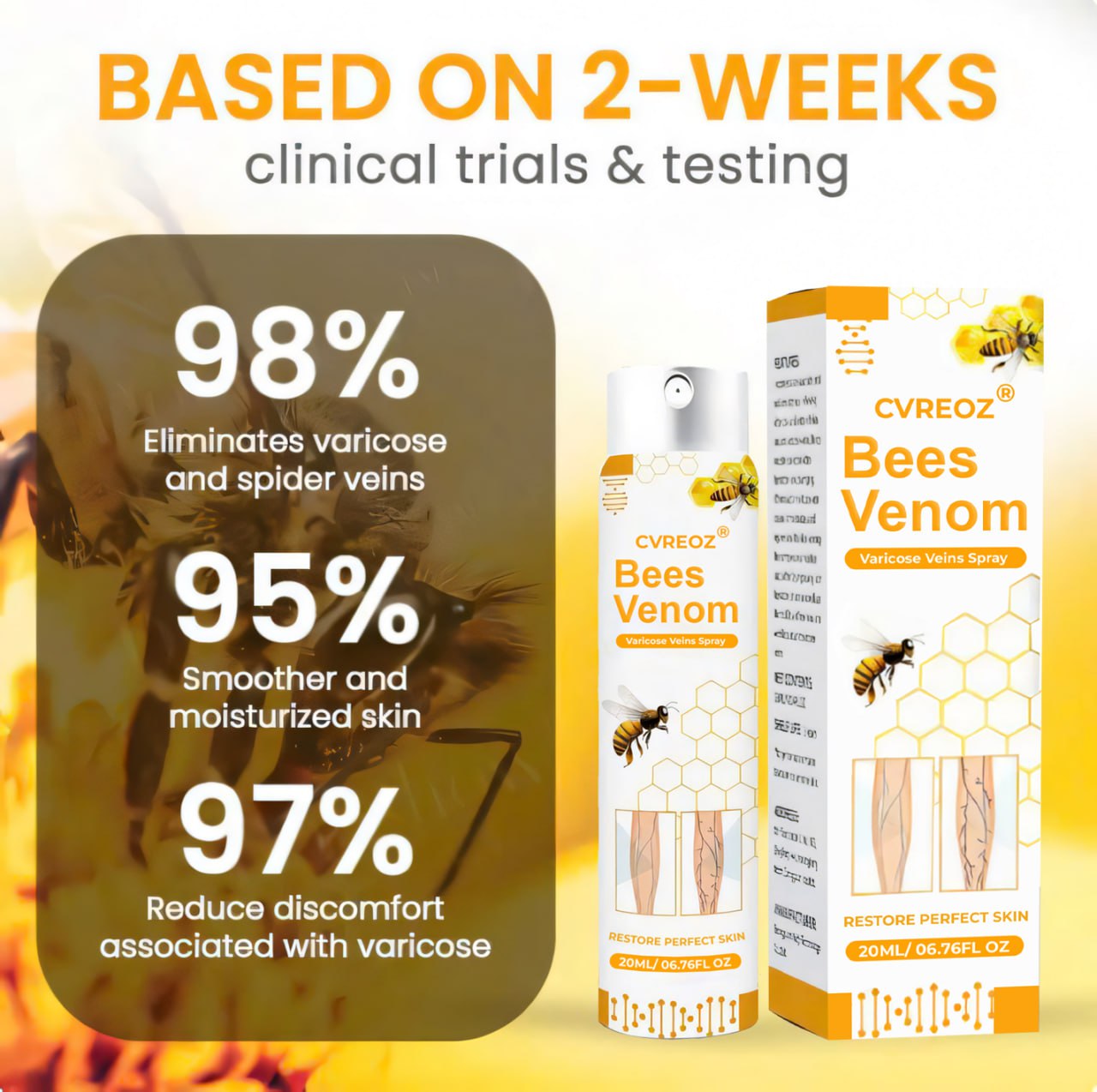 Cvreoz® Bees Venom Varicose Veins Spray