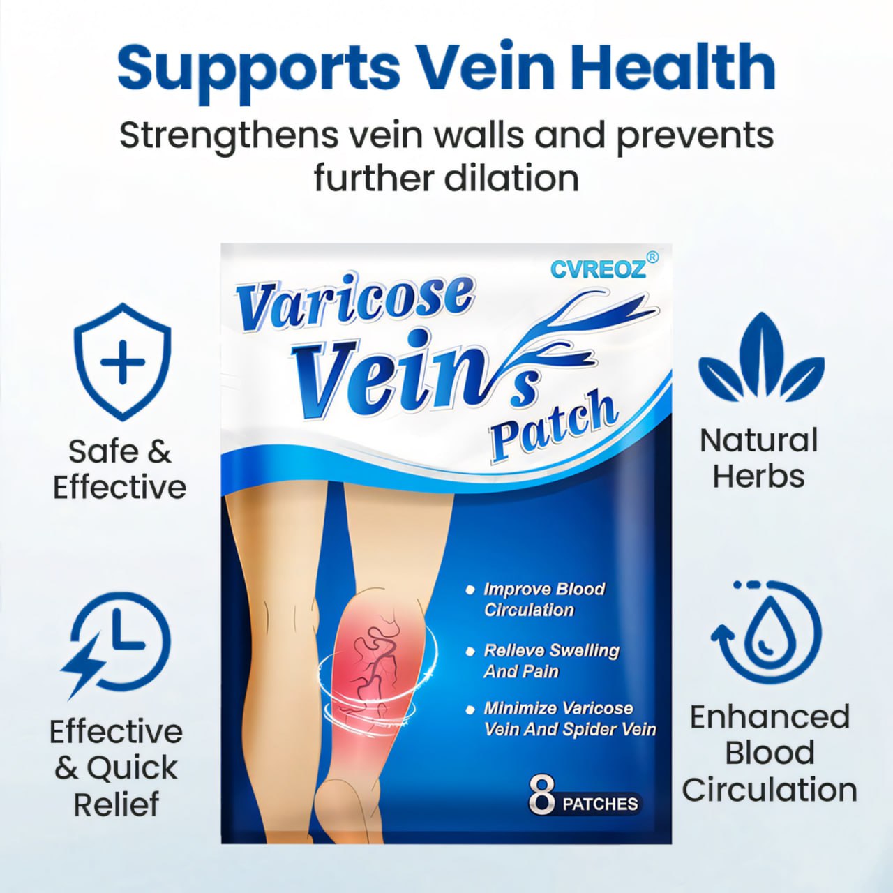 Cvreoz® Varicose Veins Patch🔥Last Sale: 60% OFF⏰