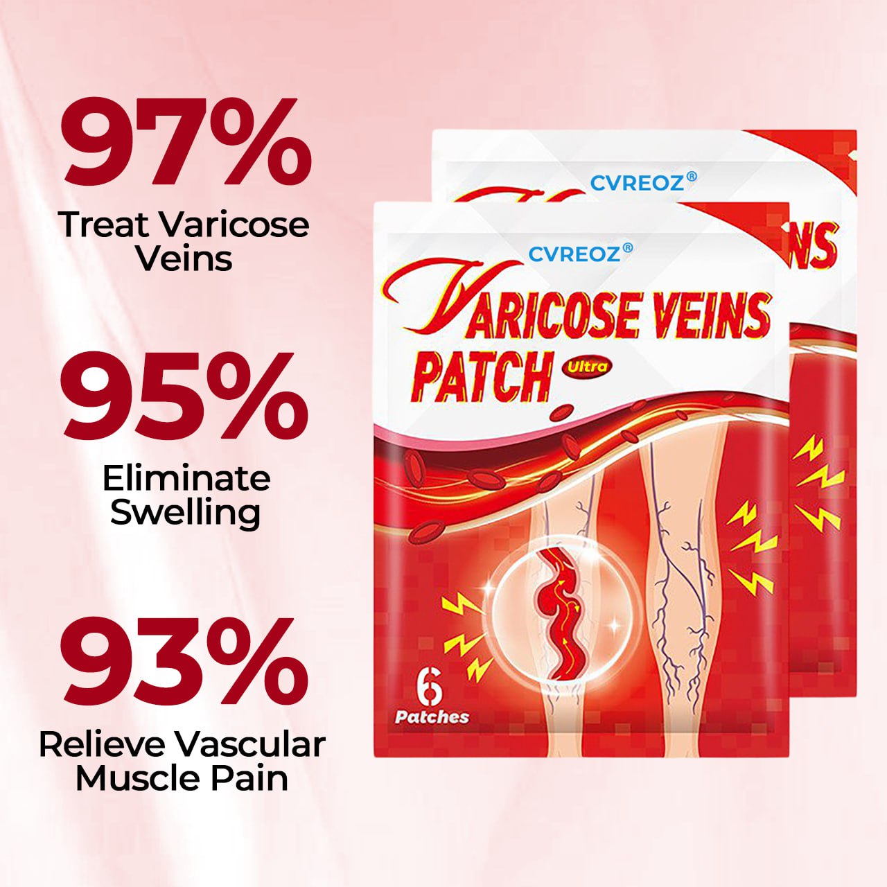 CVREOZ® Varicose Veins Patch Ultra