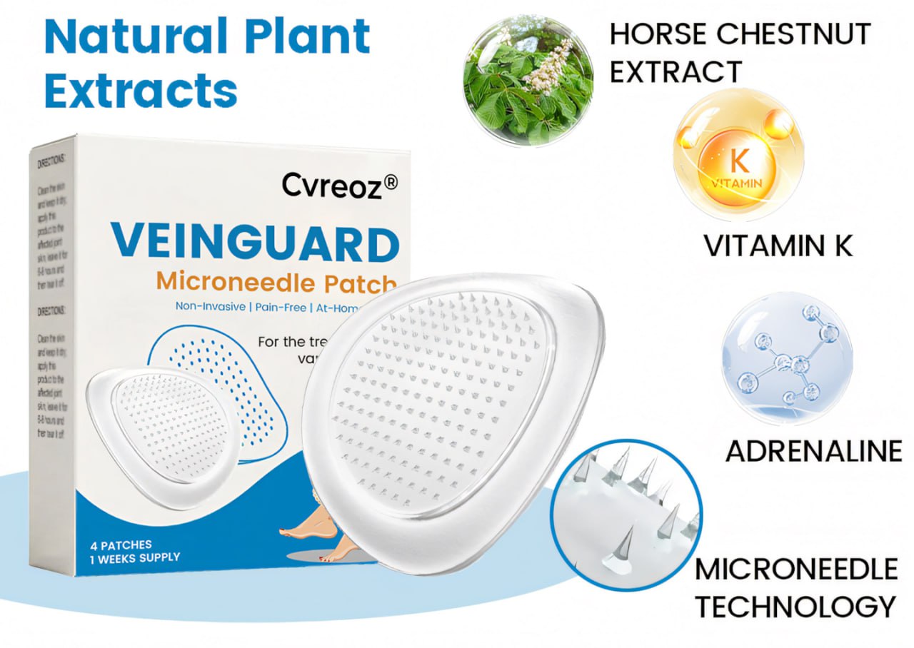 Cvreoz® VeinGuard Microneedle Patch