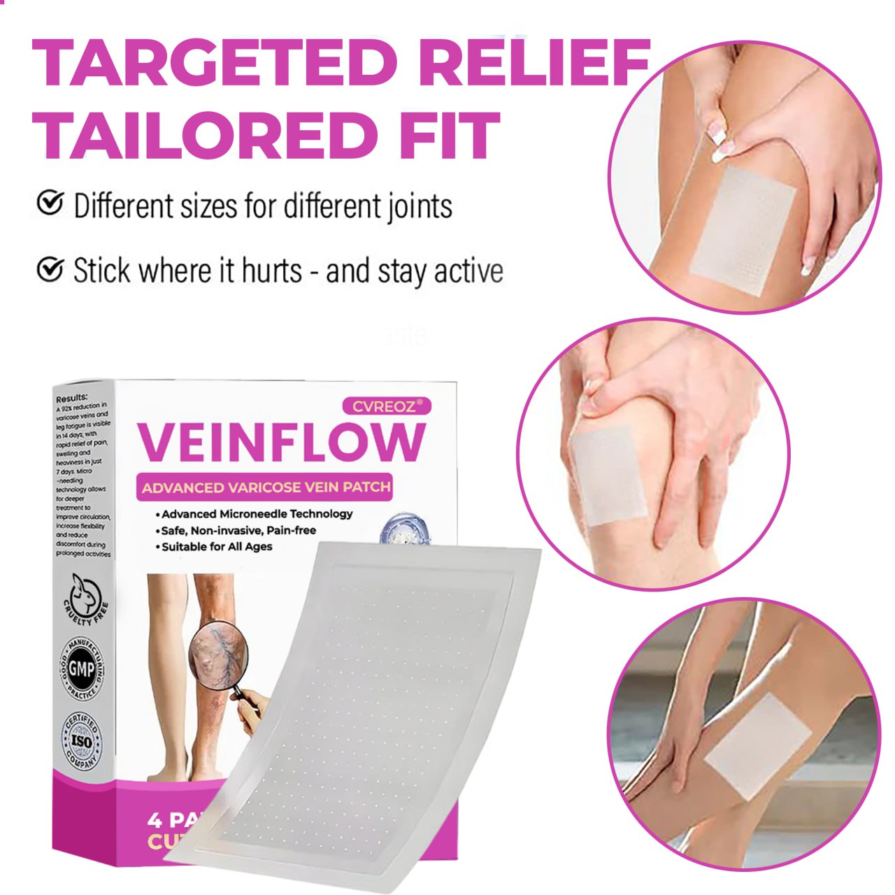 đ©· CVREOZÂź VeinFlow Advanced Varicose Vein Patch đŠ”đ»UP TO 60% OFF đ„