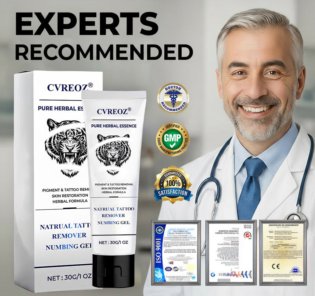 đLimited Offer 60% OFF - CrveozÂź Natural Tattoo Removal Numbing Gel