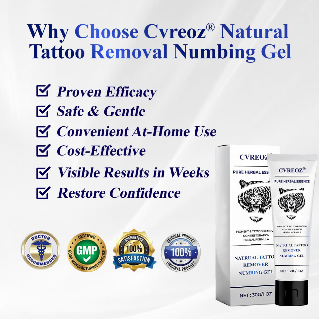 đLimited Offer 60% OFF - CrveozÂź Natural Tattoo Removal Numbing Gel