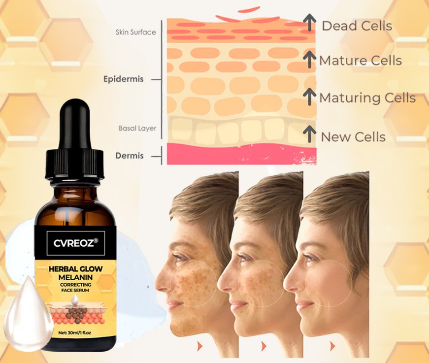 š„LIMITED TIME OFFER 60% OFF! š„ CrveozĀ® Herbal Glow Melanin Correcting Face Serum
