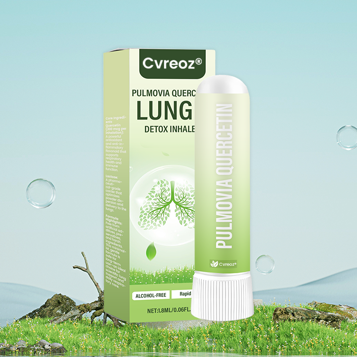 ⏰Last Day Promotion: 60% OFF🔥 Cvreoz® Pulmovia Quercetin Lung Detox Inhaler
