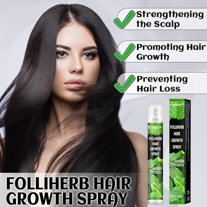 Cvreoz™ FolliHerb Hair Growth Spray 💥🔥 60% OFF - Grab it before it’s gone! ⚡💥