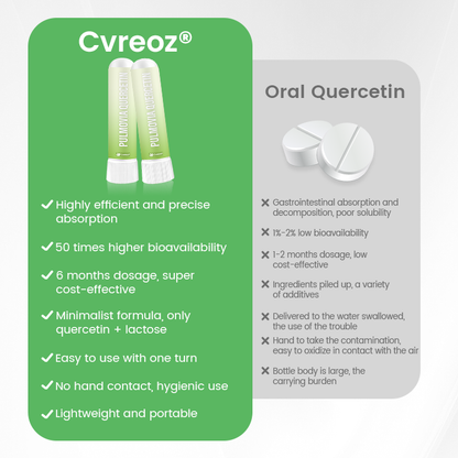 ⏰Last Day Promotion: 60% OFF🔥 Cvreoz® Pulmovia Quercetin Lung Detox Inhaler