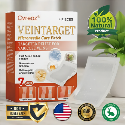 🔥CHRISTMAS SALE: 60% OFF Today ONLY!🔥 Cvreoz® VeinTarget Microneedle Care Patch