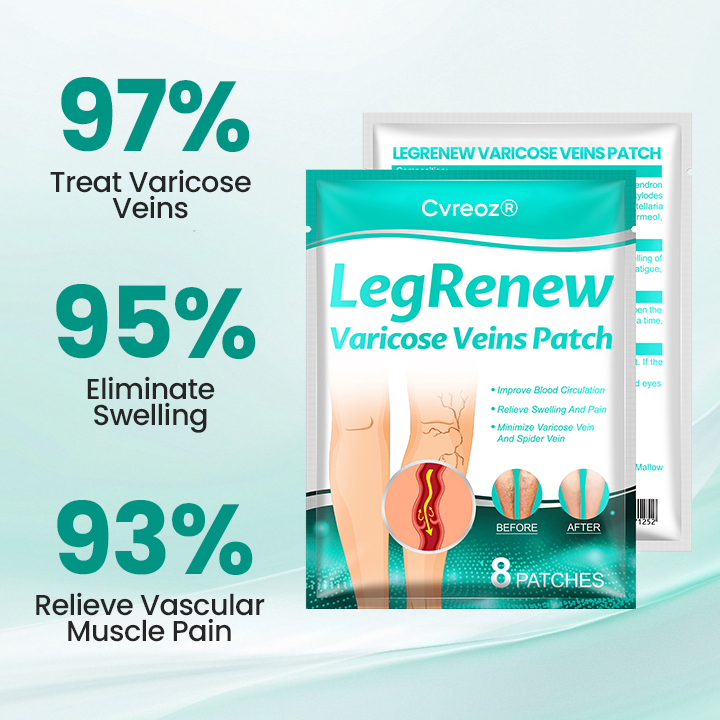 🎉SPECIAL OFFER: 60% OFF This Today Only!🔥 Cvreoz® LegRenew Varicose Veins Patch