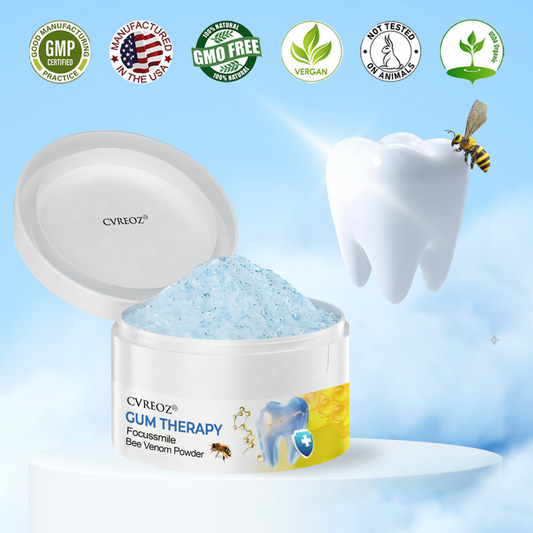 CVREOZ® Gum Therapy Focussmile Bee Venom Powder 🔬 Clinically Trusted by Dentists 🦷