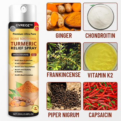 Cvreoz™ Turmeric Arthritis Relief Spray 🚨 Hot Sale – 60% Off Today! 🎁