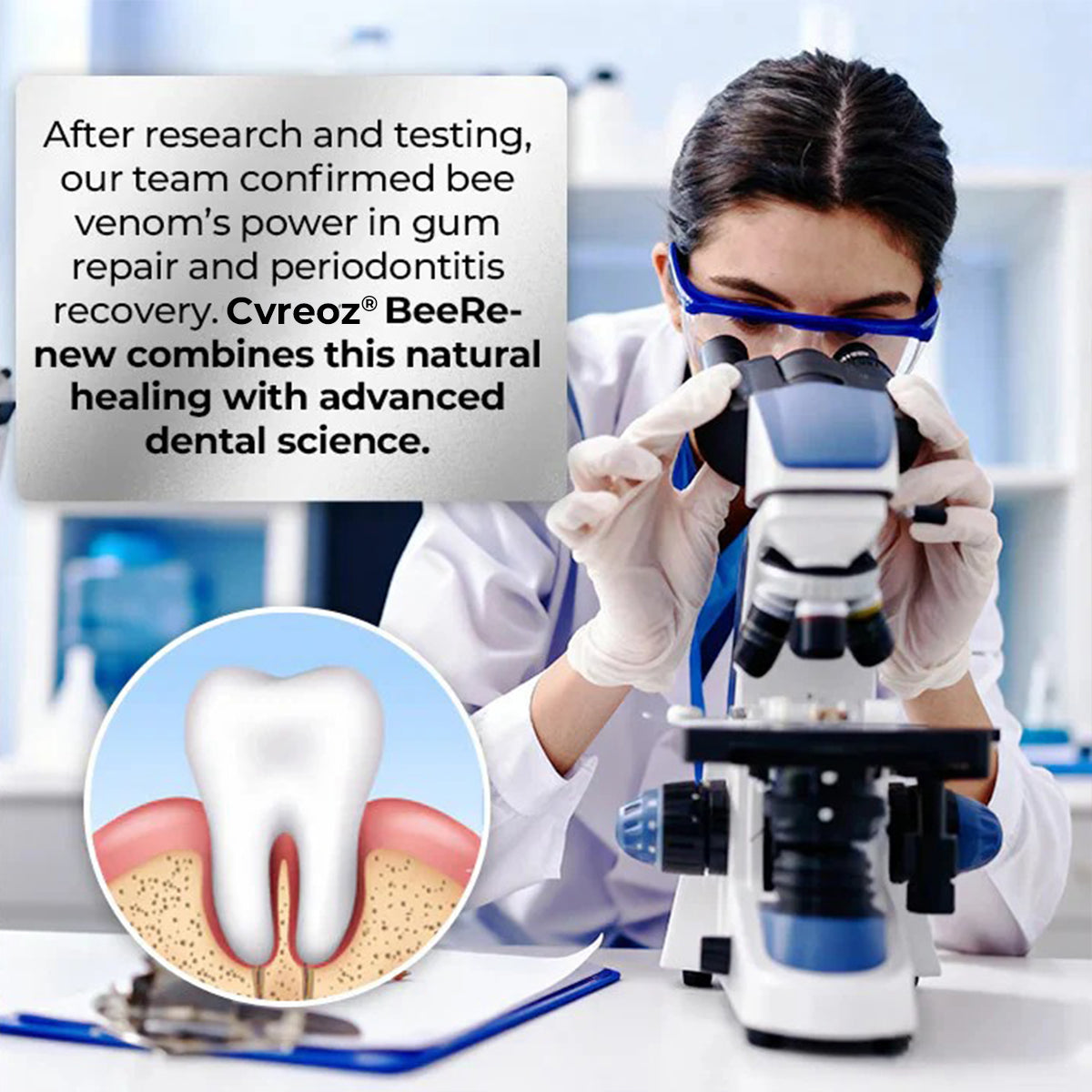 Cvreoz® BeeRenew Advanced Gum Healing Toothpaste