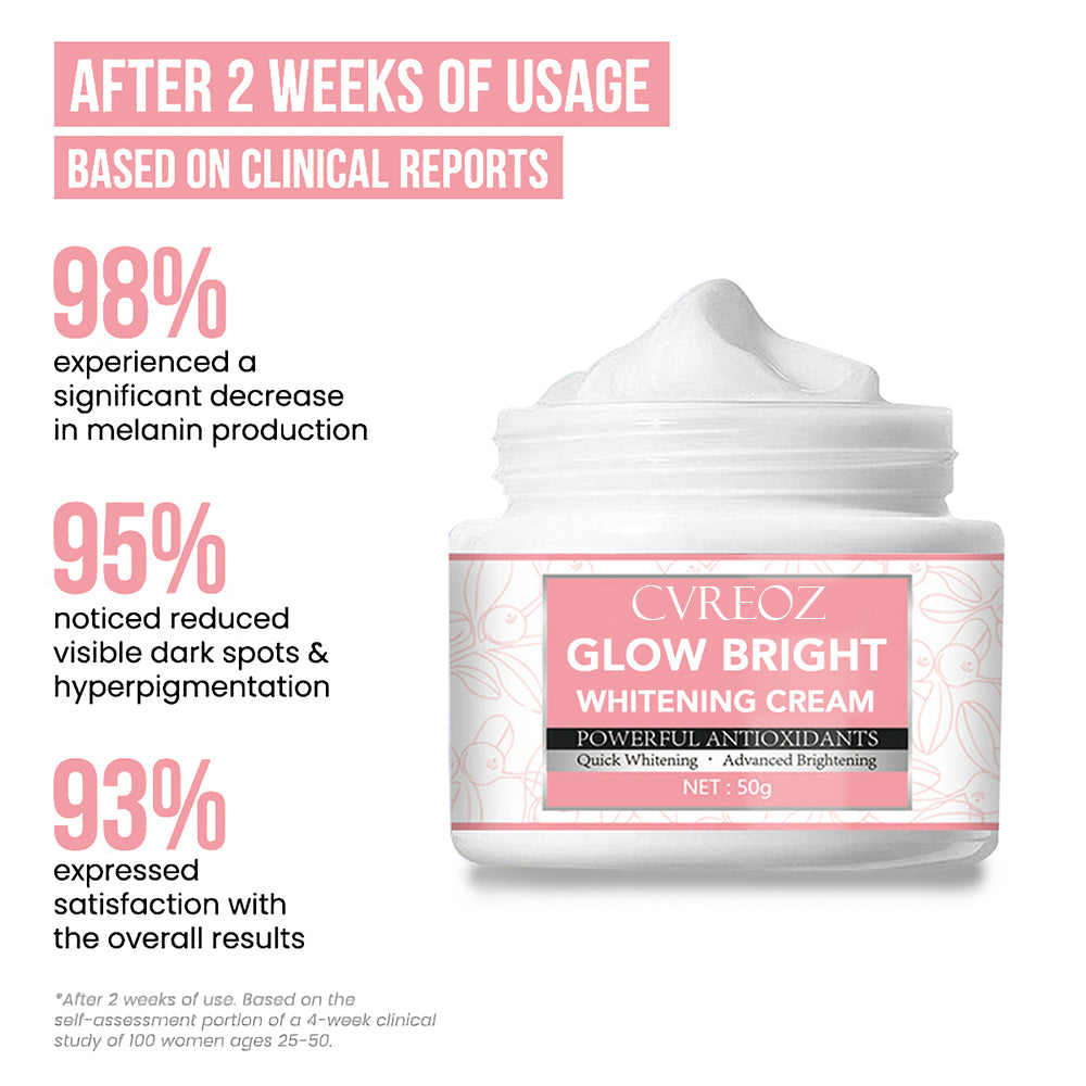 Cvreoz GlowBright Skin Whitening Cream ⏰ SALE ENDS IN 10 MINUTES ⏰