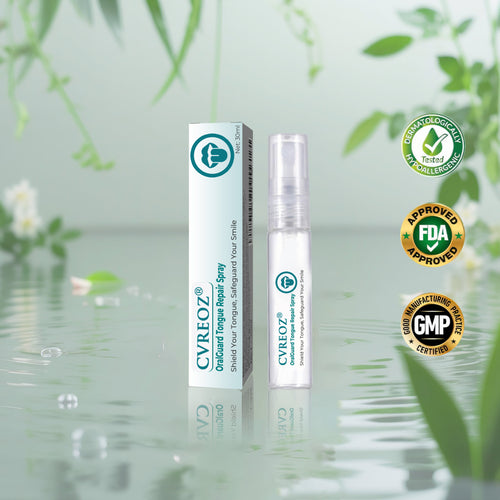 👅 CVREOZ® OralGuard Tongue Repair Spray 🍃 LIMITED OFFER 60% 🔥
