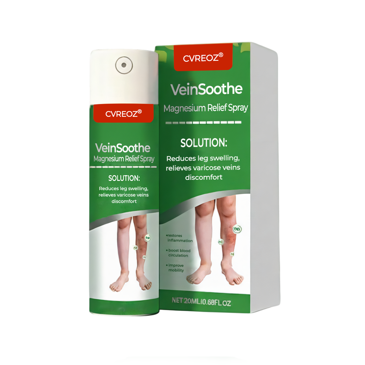 ⏰LIMITED OFFER 🦵🏻 CVREOZ® VeinSoothe Magnesium Relief Spray 💚