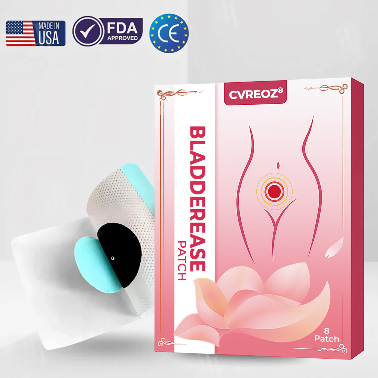 Cvreoz® BladderEase Patch✨𝐅𝐢𝐱 𝐔𝐫𝐢𝐧𝐚𝐫𝐲 𝐋𝐞𝐚𝐤𝐚𝐠𝐞 𝐢𝐧 𝐉𝐮𝐬𝐭 𝟏𝟒 𝐃𝐚𝐲𝐬!✨