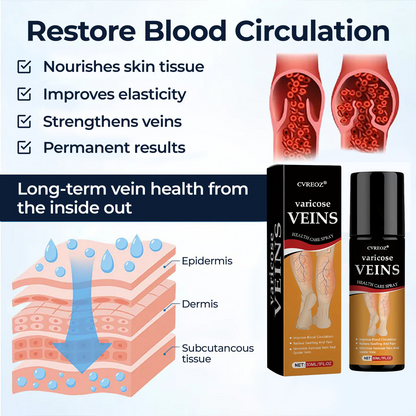 🎉LIMITED OFFER: 60% OFF This Week Only!🔥Cvreoz® Varicose Vein Health Care Spray