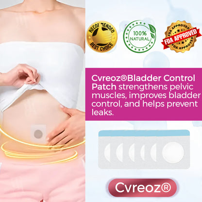Cvreoz® BladderEase Patch✨𝐅𝐢𝐱 𝐔𝐫𝐢𝐧𝐚𝐫𝐲 𝐋𝐞𝐚𝐤𝐚𝐠𝐞 𝐢𝐧 𝐉𝐮𝐬𝐭 𝟏𝟒 𝐃𝐚𝐲𝐬!✨