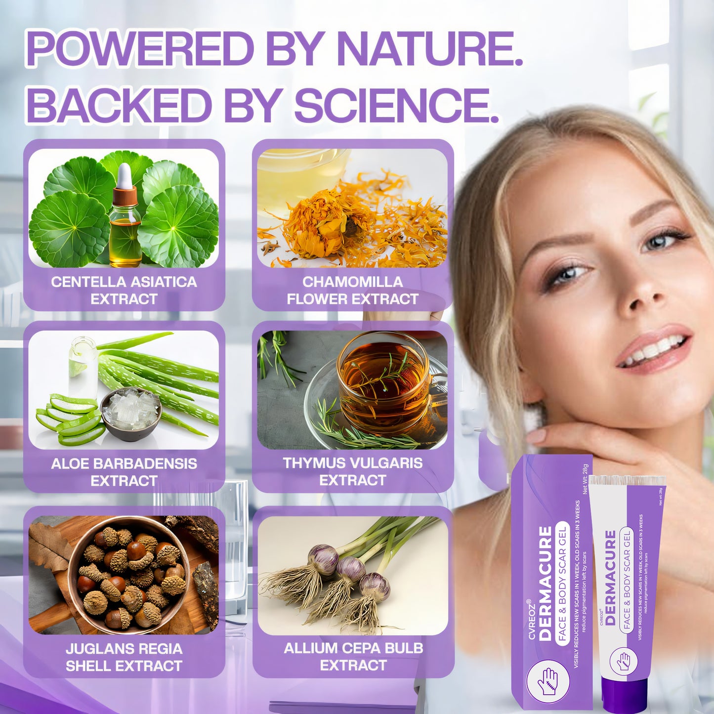 💜 CVREOZ® DermaCure Face & Body Scar Gel 🌷 HOT SALE 60% 🔥