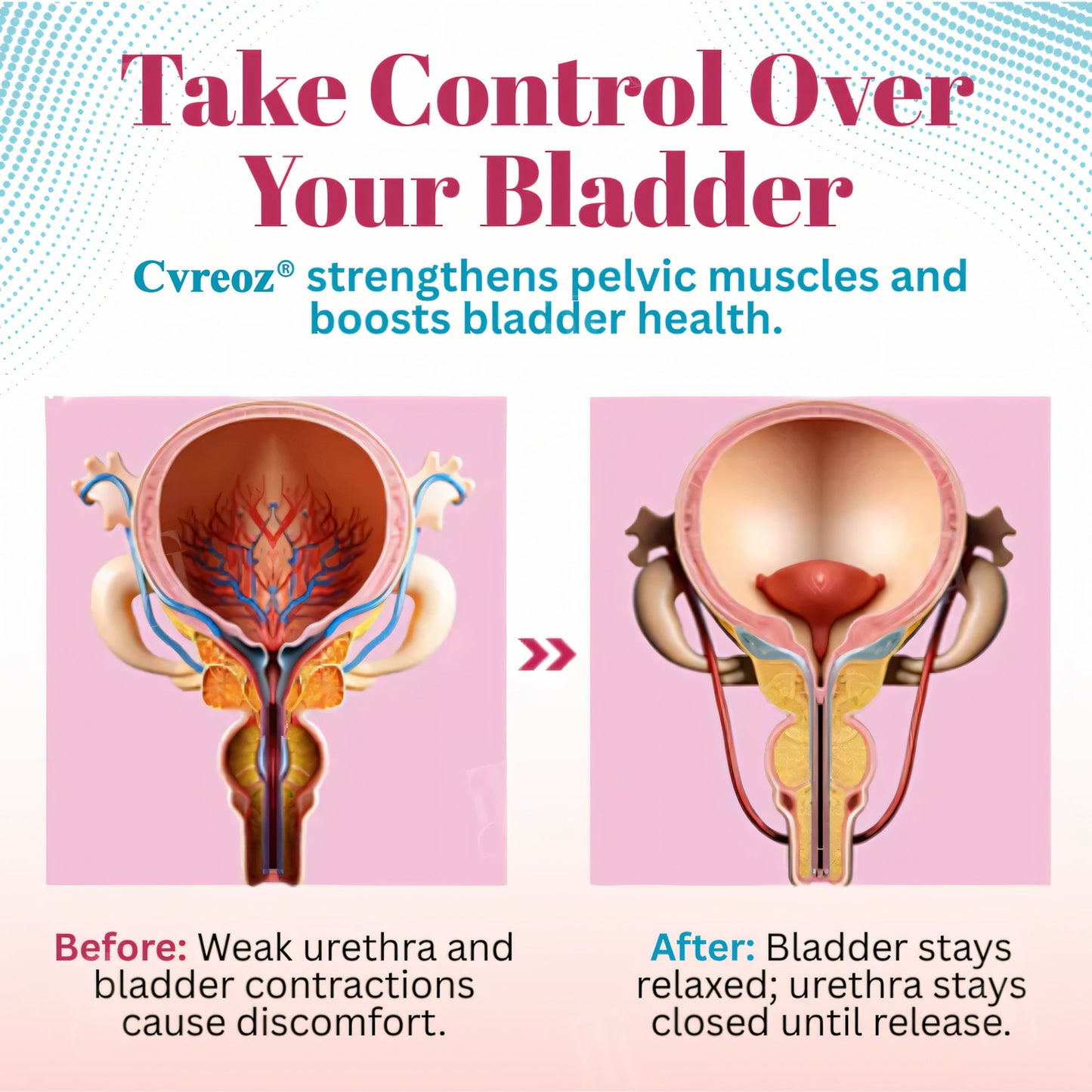 Cvreoz® BladderEase Patch✨𝐅𝐢𝐱 𝐔𝐫𝐢𝐧𝐚𝐫𝐲 𝐋𝐞𝐚𝐤𝐚𝐠𝐞 𝐢𝐧 𝐉𝐮𝐬𝐭 𝟏𝟒 𝐃𝐚𝐲𝐬!✨