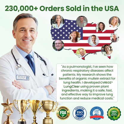 🌿CVREOZ® LungClear Herbal Detox Inhaler 🍃 LAST DAY PROMOTION 60% OFF ⏰