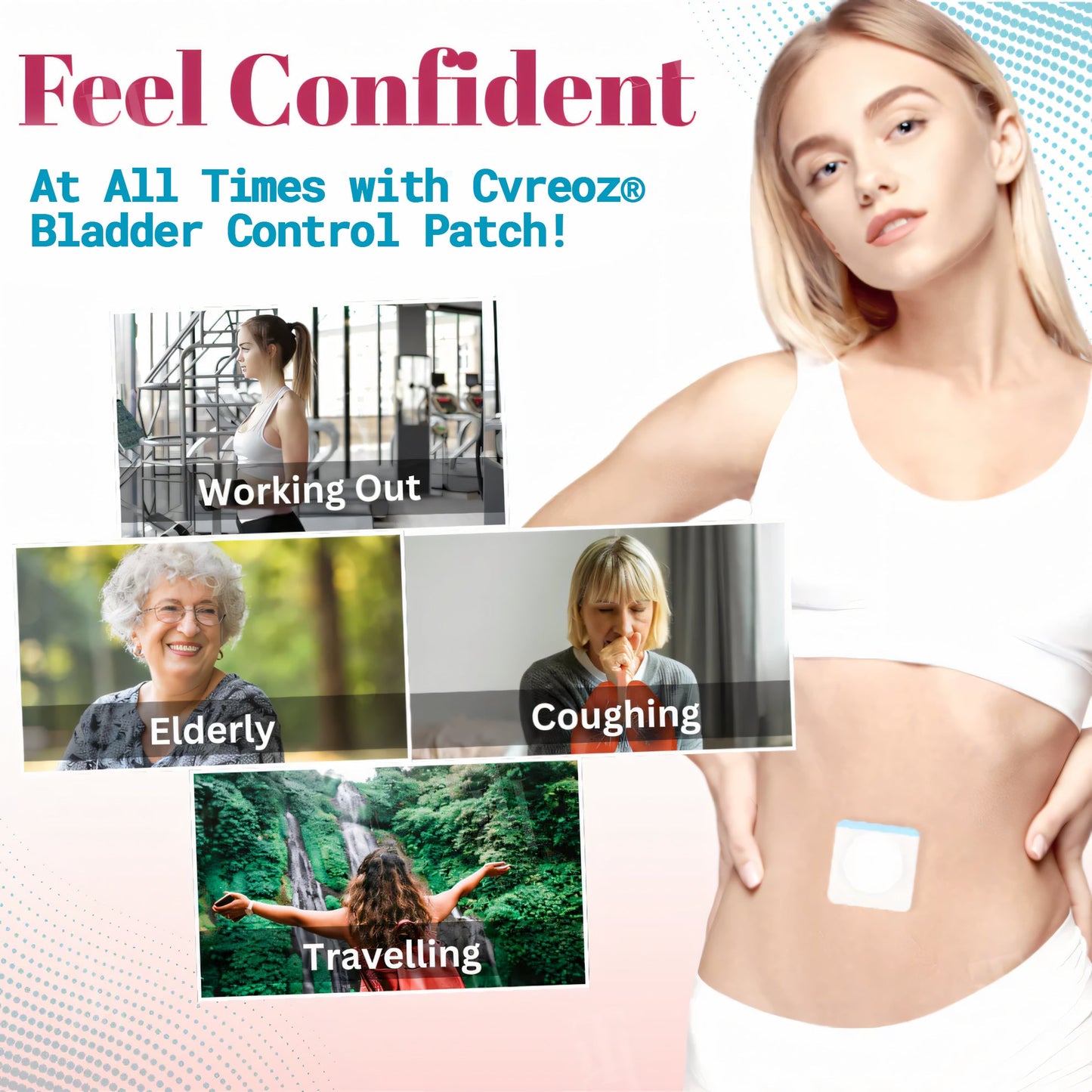 Cvreoz® BladderEase Patch✨𝐅𝐢𝐱 𝐔𝐫𝐢𝐧𝐚𝐫𝐲 𝐋𝐞𝐚𝐤𝐚𝐠𝐞 𝐢𝐧 𝐉𝐮𝐬𝐭 𝟏𝟒 𝐃𝐚𝐲𝐬!✨