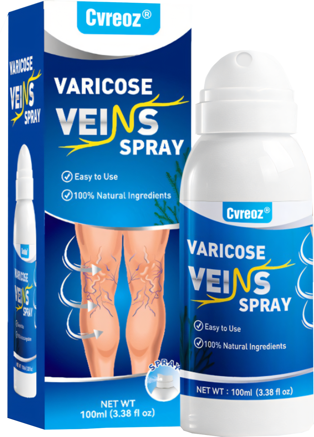 ⏰Last Day Promotion: 60% OFF🔥Cvreoz® VenoAid Varicose Vein Spray