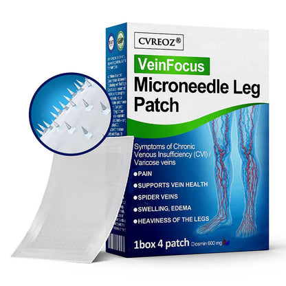 Cvreoz® VeinFocus Microneedle Leg Patch
