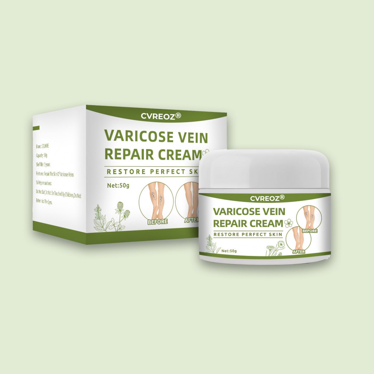 🔥 Last Day Promotion: 60% OFF 🔥 Cvreoz® Varicose Veins Healing Cream
