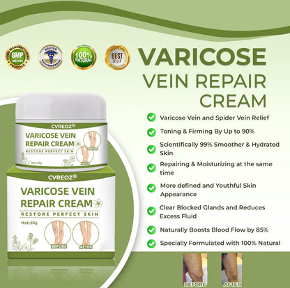 🔥 Last Day Promotion: 60% OFF 🔥 Cvreoz® Varicose Veins Healing Cream