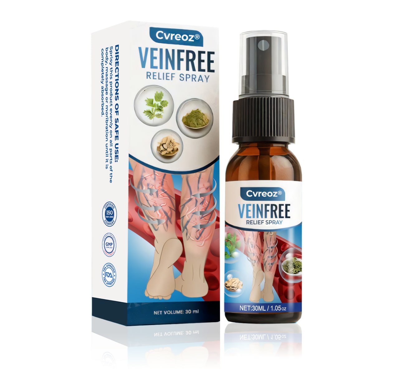 Cvreoz® VeinFree Relief Spray⏰ Only 10 Minutes Left to Save🔥60% OFF!