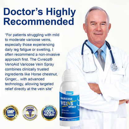 ⏰Last Day Promotion: 60% OFF🔥Cvreoz® VenoAid Varicose Vein Spray