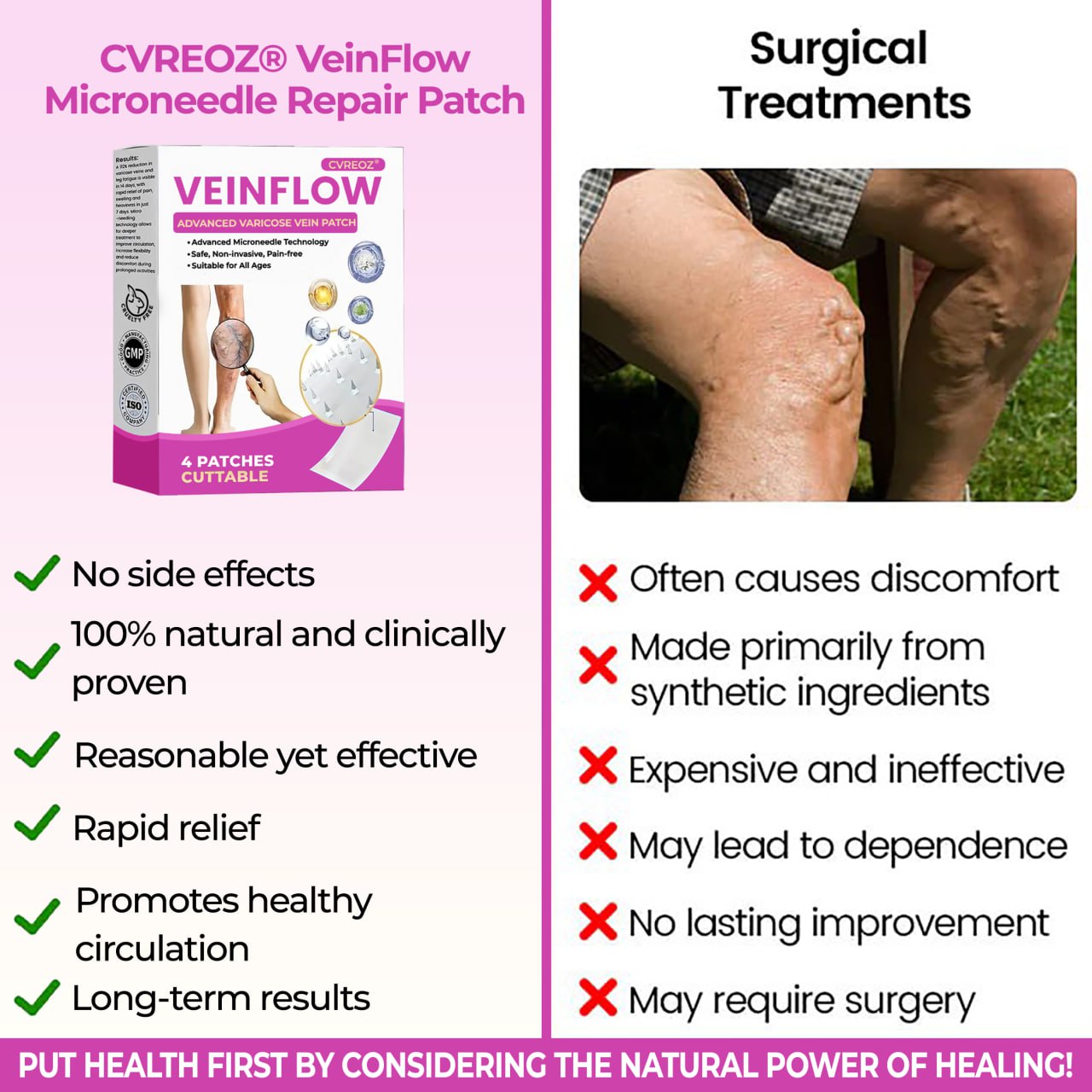 🩷 CVREOZ® VeinFlow Advanced Varicose Vein Patch 🦵🏻UP TO 60% OFF 🔥