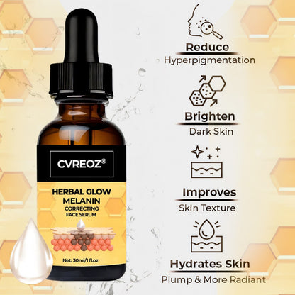 🔥LIMITED TIME OFFER 60% OFF!  🔥 Crveoz® Herbal Glow Melanin Correcting Face Serum