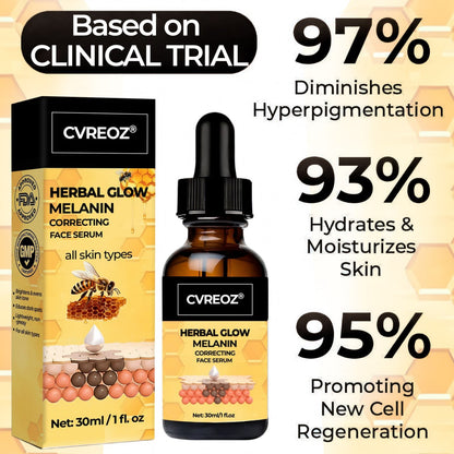 🔥LIMITED TIME OFFER 60% OFF!  🔥 Crveoz® Herbal Glow Melanin Correcting Face Serum