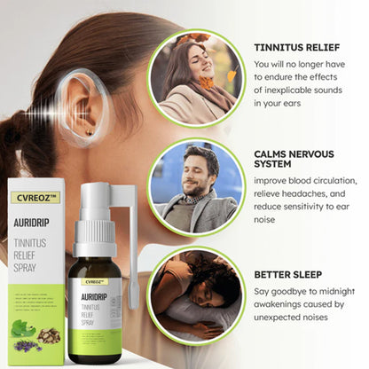 Cvreoz™ Auridrip Tinnitus Relief Spray-✨ Limited Time Offer!🖤 Black Friday Deal: 60% OFF 💥 🛍️