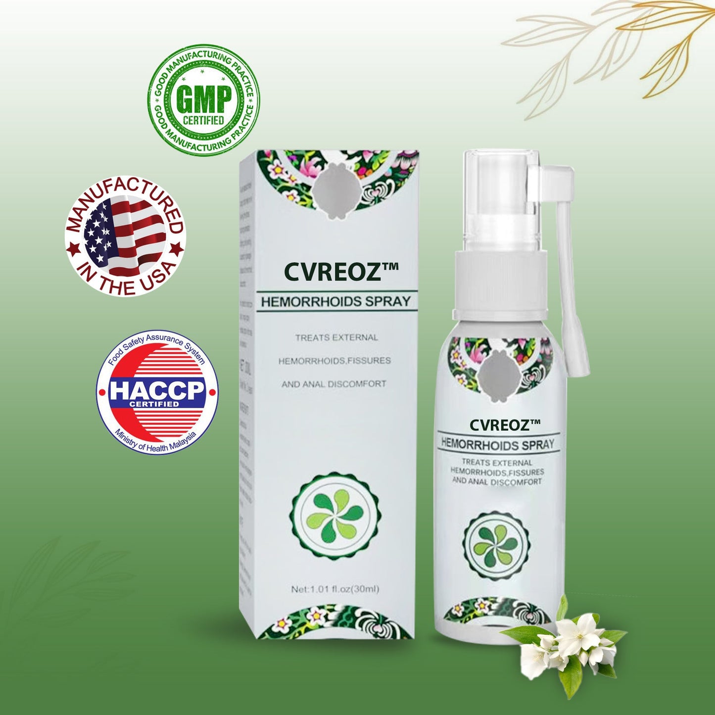 Cvreoz™ Herbal Hemorrhoid Spray 🔥 Limited-time offer 60% 🔥