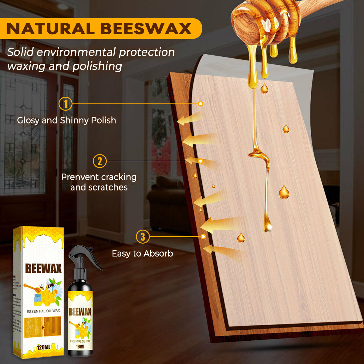 Natural Micro-Molecularized Beeswax Spray